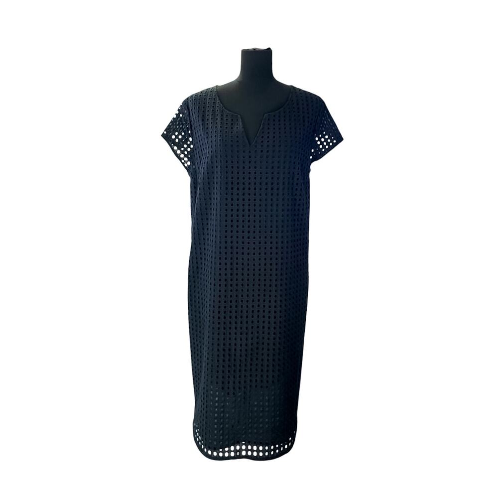 Merona Black Eyelet Swim Cover Up Dress - Women's XXL